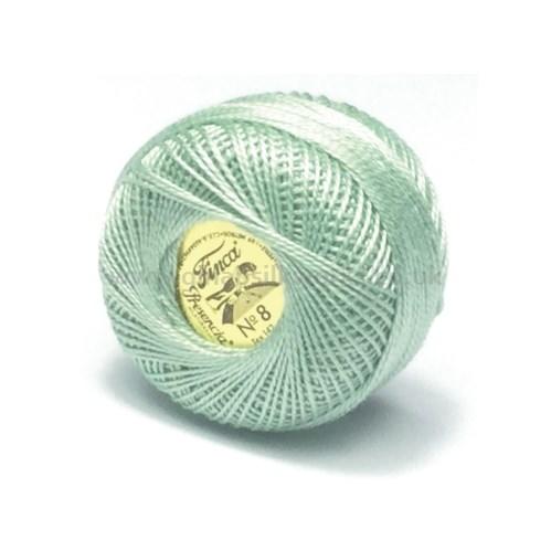 Finca Perle Cotton Ball - Size 8 - # 4218 (Light Pistachio Green)
