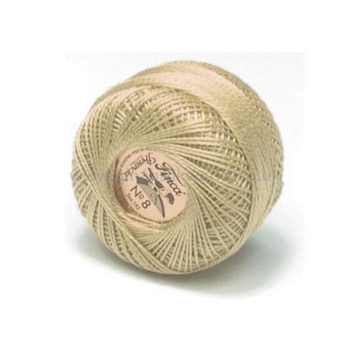 Finca Perle Cotton Ball - Size 8 - # 5224 (Straw Green)