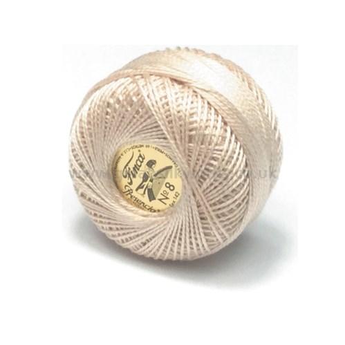 Finca Perle Cotton Ball - Size 8 - # 7933 (Peach Cream)