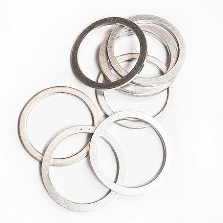 Ring Button Moulds No 158 - Aluminium 27mm x 8