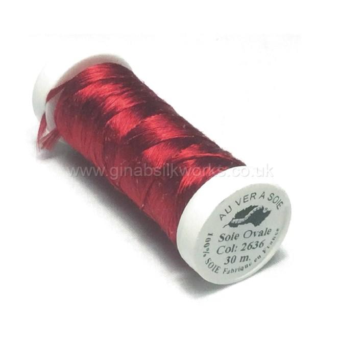 Soie Ovale Flat Filament Silk - #2636 - (Red Copper)