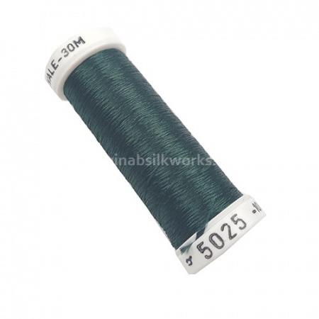 Soie Ovale Flat Filament Silk - #5025- (Deep Forest Green)