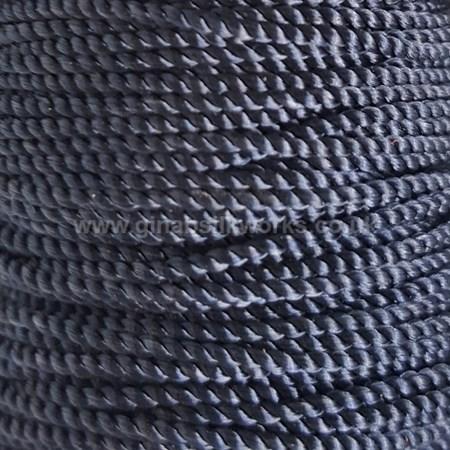 Dark Navy - Twisted Cord - Fine - Hand Spun & Dyed