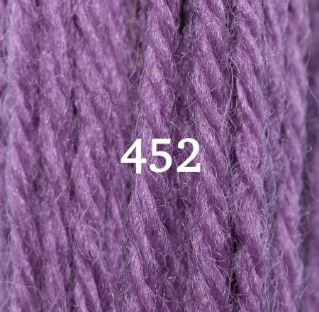 Appletons Crewel Wool (2-ply) Skein - Bright Mauve 452