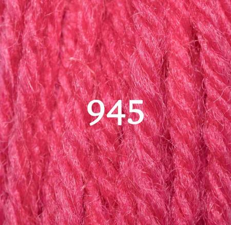 Appletons Crewel Wool (2-ply) Skein - Bright Rose Pink 945