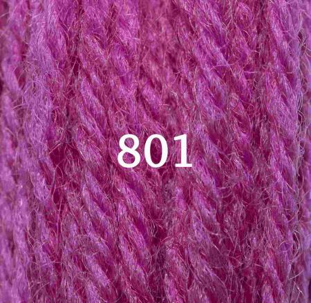 Appletons Crewel Wool (2-ply) Skein - Fuschia 801