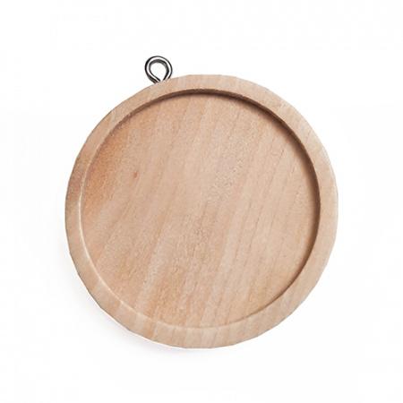 Wooden Pendant - to fit up 28mm button