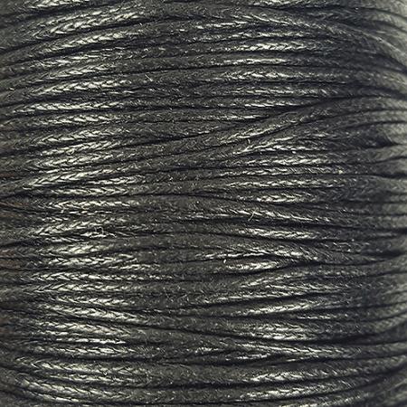 Faux Leather Cord 1mm - Black