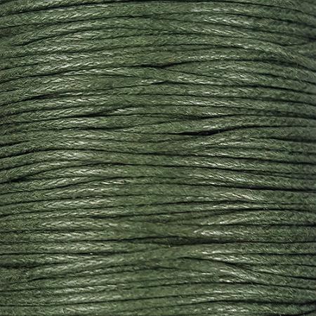 Faux Leather Cord 1mm - Olive Green