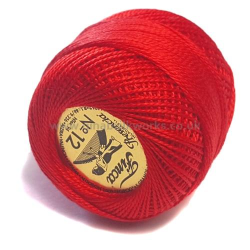 Finca Perle Cotton Ball - Size 12 - # 1166 (Red)