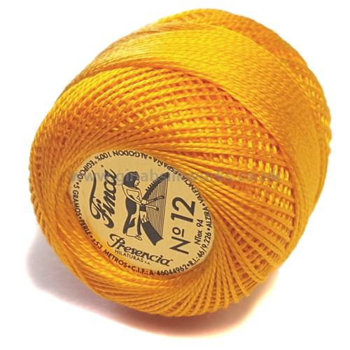 Finca Perle Cotton Ball - Size 12 - # 1232 (Marigold)