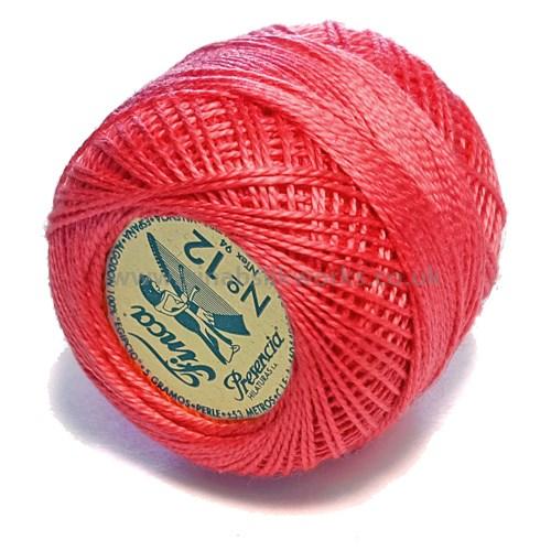 Finca Perle Cotton Ball - Size 12 - # 1902 (Dark Red)