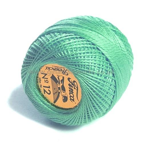 Finca Perle Cotton Ball - Size 12 - # 4059 (Mid Turquoise)