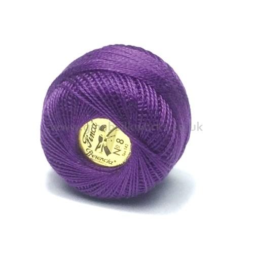 Finca Perle Cotton Ball - Size 8 - # 2711 (Purple)