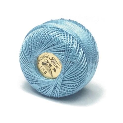 Finca Perle Cotton Ball - Size 8 - # 3312 (Medium French Blue)