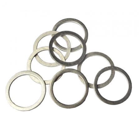 Ring Button Moulds No 104 (20mm) Aluminium x 8