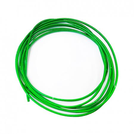 Coloured Perl Wire - Green - 1mm (Coiled / Pearl Purl)
