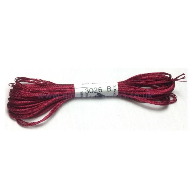 Soie De Paris Filament Silk - #3026- (Dark red plum)