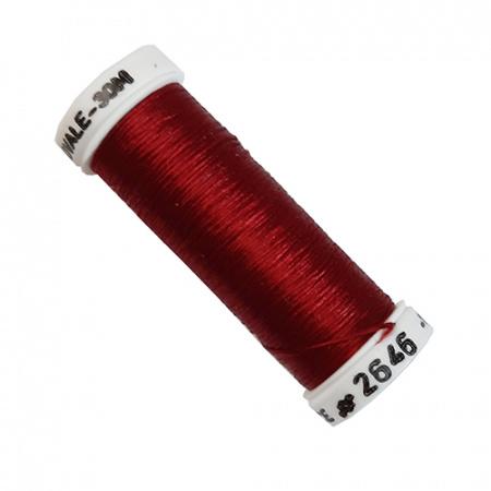 Soie Ovale Flat Filament Silk - #2645 - (Burgundy)
