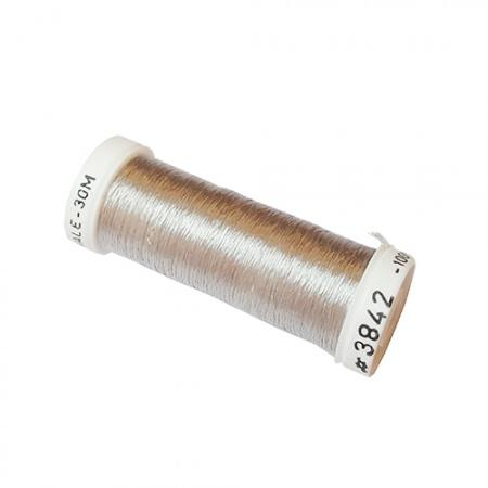 Soie Ovale Flat Filament Silk - #3842 - (Silver Grey)
