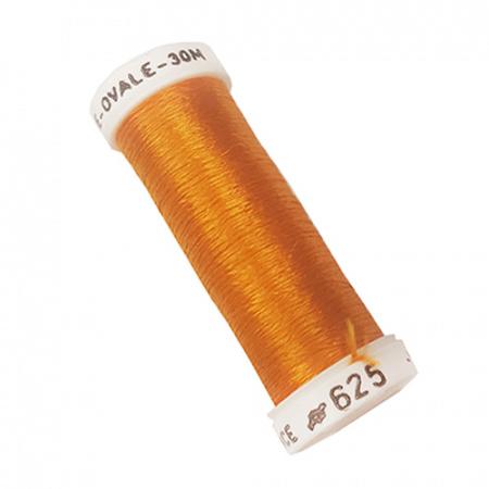 Soie Ovale Flat Filament Silk - #625 - (Orange)