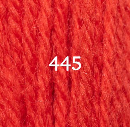 Appletons Crewel Wool (2-ply) Skein -  Orange Red 445
