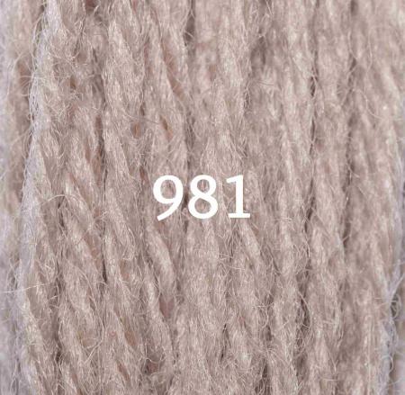 Appletons Crewel Wool (2-ply) Skein -  Putty Groundings 981