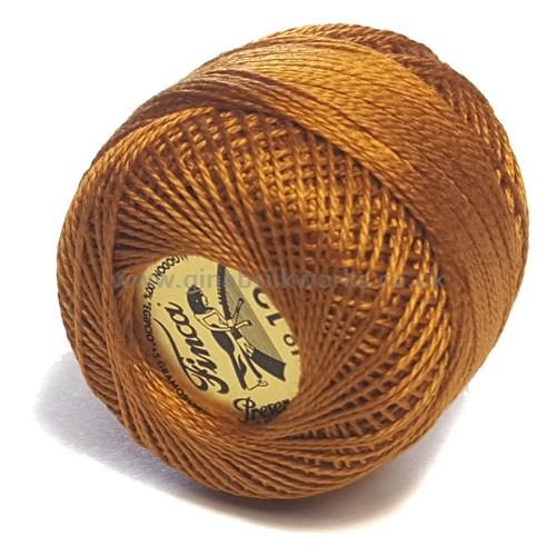 Finca Perle Cotton Ball - Size 12 - # 1072 (Golden Brown)
