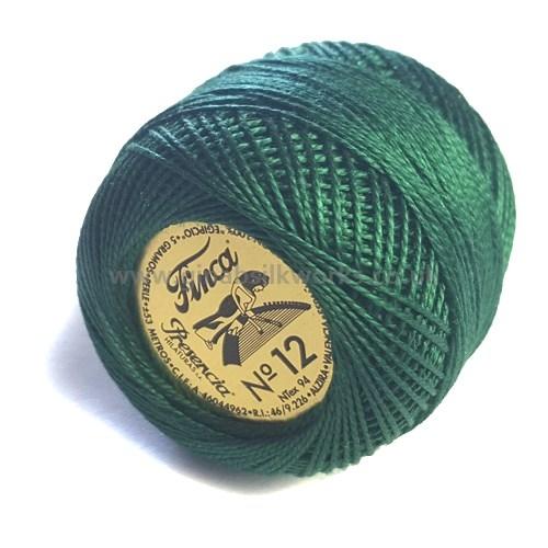 Finca Perle Cotton Ball - Size 12 - # 4323 (Dark Blue Green)