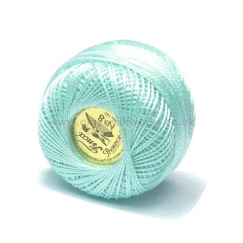 Finca Perle Cotton Ball - Size 8 - # 4048 (Light Aqua)