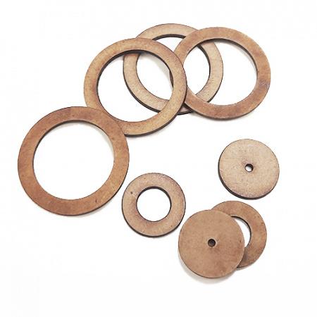 Circle Stacker Button Moulds No 122 (35mm) MDF x 2 sets
