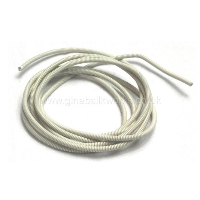 Enamelled Perl (Coiled) Wire - Ivory - No.2