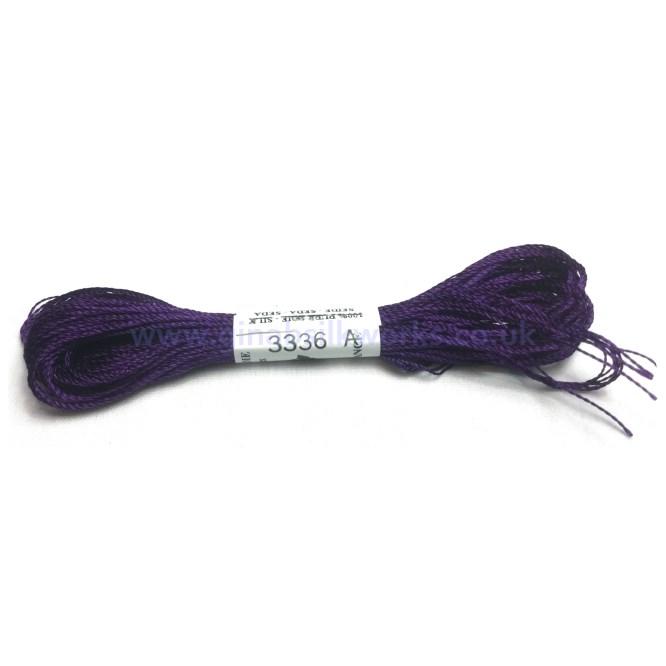 Soie De Paris Filament Silk - #3336 - (Very Dark Lavender)