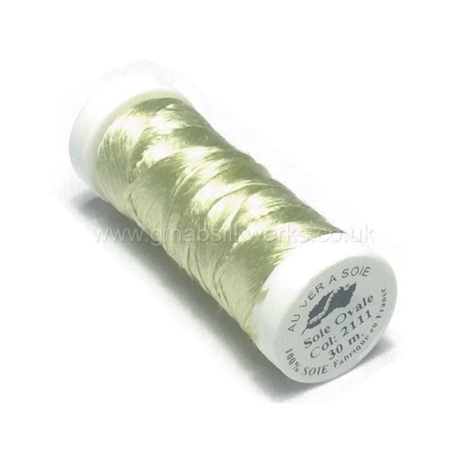 Soie Ovale Flat Filament Silk - #2111 - (Light Yellow Green)