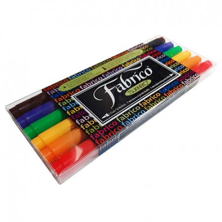 Tsukineko Fabrico Dual Tip Markers - 6 pack