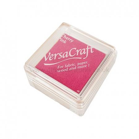 Versacraft Small Pigment Ink Pad - Cherry Pink (115)