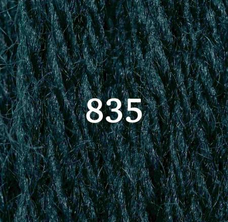 Appletons Crewel Wool (2-ply) Skein -  Bright Peacock Blue 835
