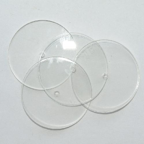 Circle Button Moulds No 5 (35mm) Acrylic x 4