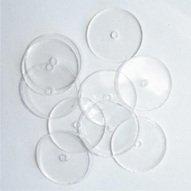 Circle Button Moulds No 67 (8mm) Acrylic x 10