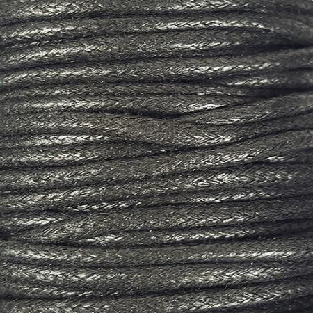 Faux Leather Cord 2mm - Black