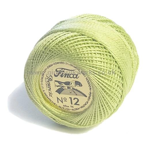 Finca Perle Cotton Ball - Size 12 - # 4799 (Pale Straw Green)
