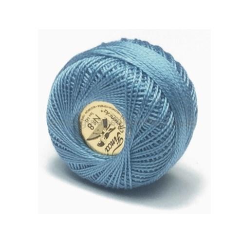 Finca Perle Cotton Ball - Size 8 - # 3396 (Mid Air Force Blue)