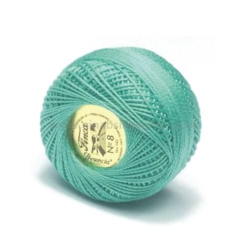 Finca Perle Cotton Ball - Size 8 - # 4059 (Mid Turquoise)