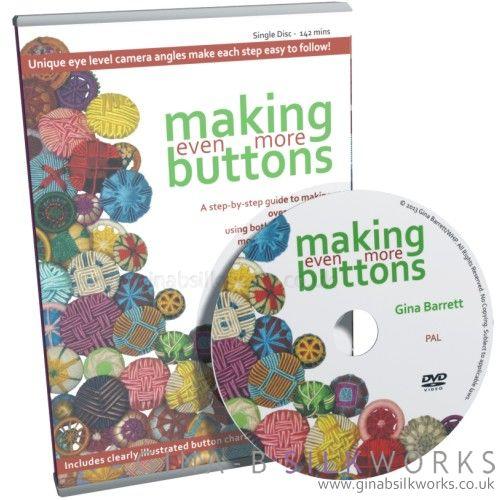 Making Even More Buttons (DVD) Needlework, ring & braid buttons