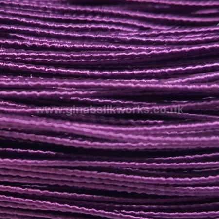 Purple - Gimp .5mm wide - Hand Spun & Dyed