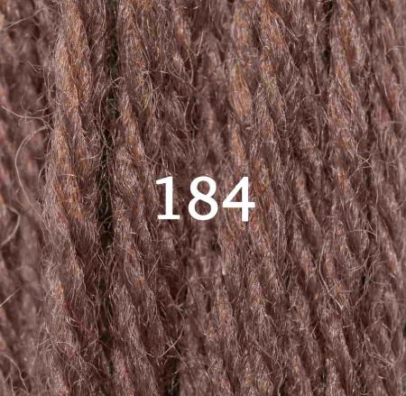 Appletons Crewel Wool (2-ply) Skein -  Chocolate 184
