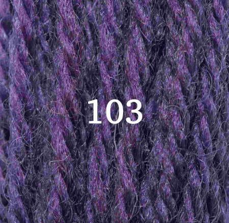 Appletons Crewel Wool (2-ply) Skein - Purple 103