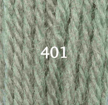 Appletons Crewel Wool (2-ply) Skein - Sea Green 401