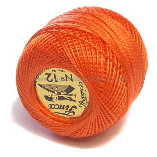 Finca Perle Cotton Ball - Size 12 - # 1237 (Orange)