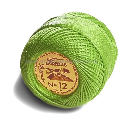 Finca Perle Cotton Ball - Size 12 - # 4636 (Lime Green)
